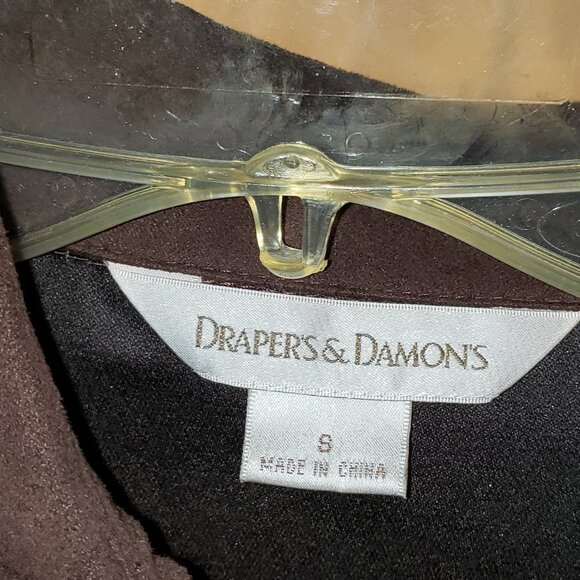 Ladies DRAPERS & DAMONS 2 Piece Pant Suit in Brown - S - Picture 5 of 5